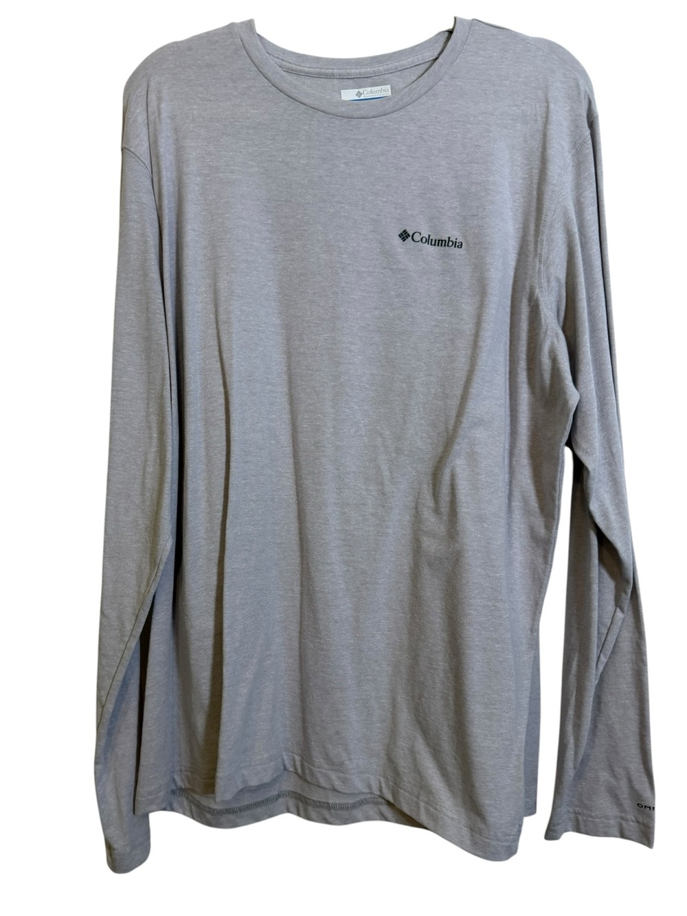 Columbia Long-Sleeve Gray Performance Tee Sz XL